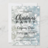 Invitation Élégant livre d'argent de Noël (Devant)