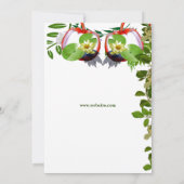 Invitation Élégant Lotus Blanc Citrouilles Dîner Thanksgiving (Dos)