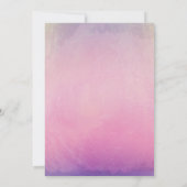 Invitation Élégant Lotus Watercolor Dîner de répétition Maria (Dos)