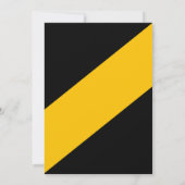 Invitation Elégant Luxe Noir Et Or Chic 40e Anniversaire (Dos)