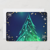 Invitation Elegant  Magical Christmas  Pines Festive (Dos)