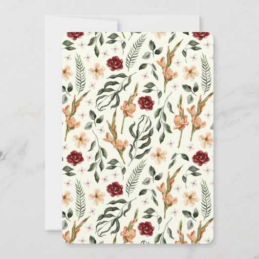 Invitation Elégant Manoir De Pays | Enregistrer la date (Dos)