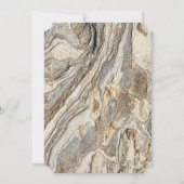 Invitation Élégant Marble Stone Law School Graduation Party (Dos)