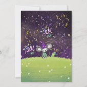 Invitation Elegant Mardi Gras Masquerade Hand-drawn Portrait (Dos)