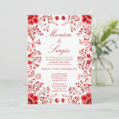 Invitation Élégant mariage à thème mexicain (Debout devant)