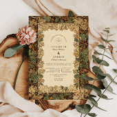 Invitation Élégant Mariage botanique