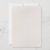 Invitation Élégant Mariage d'aquarelle à papillon floral (Dos)