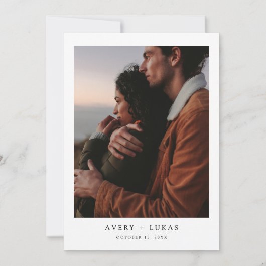 Invitation Élégant Mariage de automne Boho (Dos)