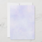 Invitation Élégant Mariage de bouquet de couleur rose (Dos)