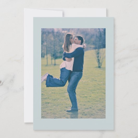 Invitation Elégant Mariage de crabe d'aquarelle Enregistrer l (Dos)