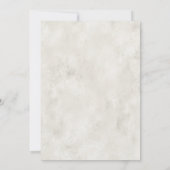 Invitation Élégant Mariage de crème d'ivoire rose (Dos)