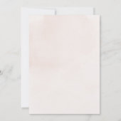 Invitation Élégant Mariage de dentelle de couleur blanche et  (Dos)