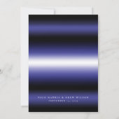 Invitation Élégant Mariage de la Fierté en cuir (Dos)