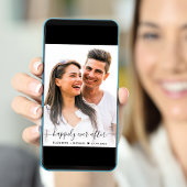 Invitation Élégant Mariage de photos de script