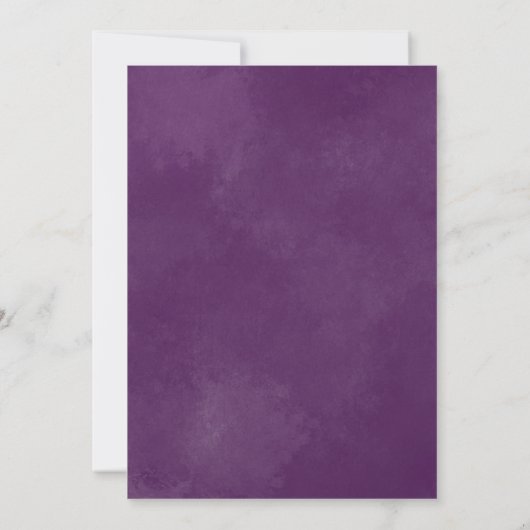 Invitation Élégant Mariage de végétation fleurie tropicale bo (Dos)