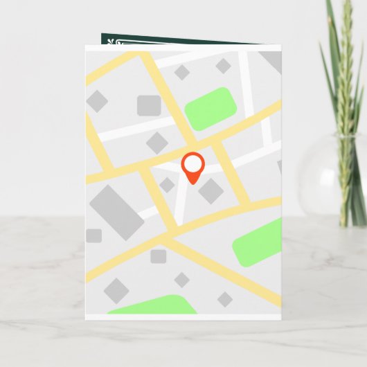 Invitation Élégant Mariage Emerald vert et blanc (Dos)