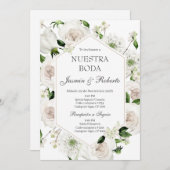 Invitation Élégant Mariage espagnol (Devant / Derrière)