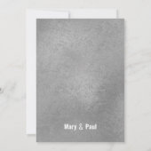 Invitation Élégant Mariage fleuri de cerisier blanc rose (Dos)