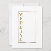 Invitation Élégant Mariage Floral rose orange (Dos)