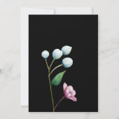 Invitation Élégant Mariage Floral Soft Botanical Romance (Dos)