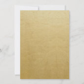 Invitation Élégant Mariage floral tropical hibiscus rouge (Dos)