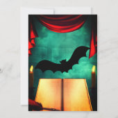 Invitation Elégant mariage gothique enregistrer la date Invit (Dos)