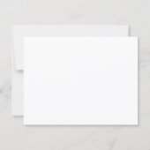 Invitation Élégant Mariage Horizontal Multi Photo Script (Dos)