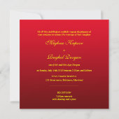 Invitation Élégant Mariage indien de Mandala du Ganesh Classy (Dos)