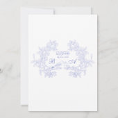 Invitation Élégant Mariage islamique Vintage (Dos)