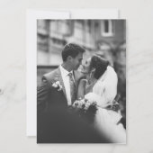 INVITATION ÉLÉGANT MARIAGE NOIR ET OR (Dos)