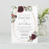 Invitation Élégant Mariage photo de Noël d'hiver (Debout devant)