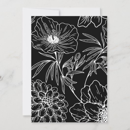 Invitation Élégant Mariage Photo Enregistrer La Date (Dos)