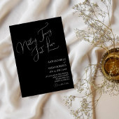 Invitation Élégant Mariage photo personnalisé moderne simple