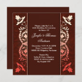 Invitation élégant mariage sophistiqué (Devant / Derrière)