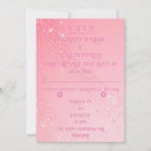 Invitation Élégant Mariage Sparkle (Devant)