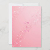 Invitation Élégant Mariage Sparkle (Dos)