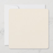 Invitation Elégant Mariage végétal de la Garland Floral (Dos)