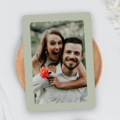 Invitation Élégant Mariage vert de monogramme de couronne