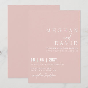Invitation Élégant Mariage vert pâle manuscrit