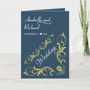 Invitation Élégant Mariage victorien