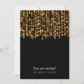 Invitation Elégant Mariage Vow Renouvellement Moderne Lumière (Dos)