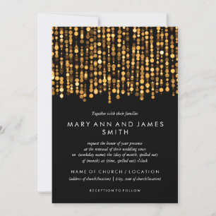 Invitation Elégant Mariage Vow Renouvellement Moderne Lumière