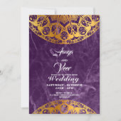 Invitation Elegant Mehndi Wedding Invite (Devant)