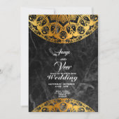 Invitation Elegant Mehndi Wedding Invite (Devant)