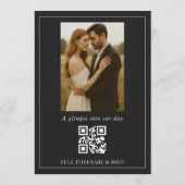 Invitation Elegant Minimalist Photo Wedding (Dos)