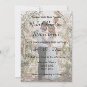 Invitation elegant minimalist stylish wedding  photo faded (Dos)