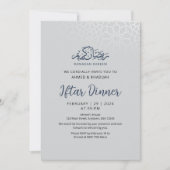 Invitation Elegant Minimalist White Ramadan Iftar Dinner (Devant)