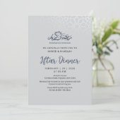 Invitation Elegant Minimalist White Ramadan Iftar Dinner (Debout devant)