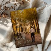 Invitation Élégant minimaliste Enregistrer la date