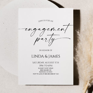 Invitation Élégant minimaliste Mariage